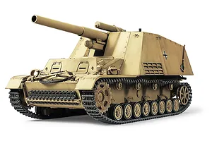 Tamiya 1/35 German Hummel Late Production Heavy Self-Propelled Howitzer Scaled Plastic Model Kit image 39038