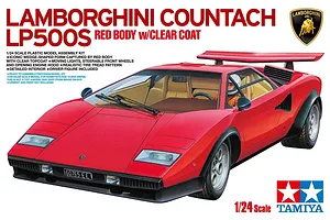 Tamiya 1/24 Lamborghini Countach LP500S Scaled Plastic Model Kit image 39042