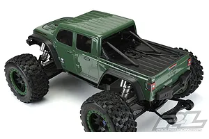 Pro-Line 1/5 Traxxas X-Maxx Jeep Rubicon Unpainted Body Shell image 39121