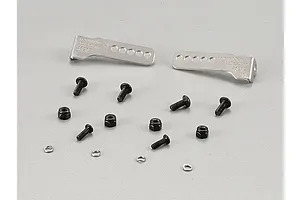 Killerbody 1/10 SCX10 & SCX10 II Stainless Steel Bumper Mount Kit for 3.35"/3.75" Tyres image 39217