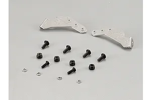 Killerbody 1/10 SCX10 & SCX10 II Stainless Steel Bumper Mount Kit for 4.72" Tyres image 39221