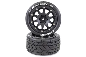 Louise 3.3" ST-Rocket MFT Tyres on Black Rims - Beadlocked Wheels 2Pcs image 39476