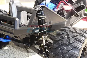 GPM Blue Aluminium Front/Rear Adjustable Shocks 2Pcs image 39862