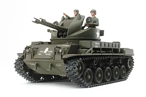 Tamiya 1/35 U.S. M42 Duster Self-Propelled Anti-Aircraft Gun Scaled Plastic Model Kit image 40128