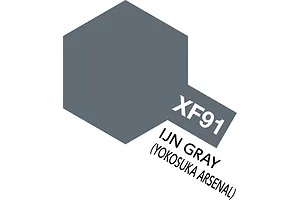 Tamiya XF-91 IJN Grey YA Flat Acrylic Paint 10ml image 40142