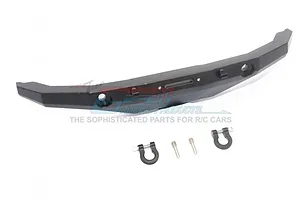 GPM Black Aluminium SCX10 II UMG10 Front Bumper w/ D Rings