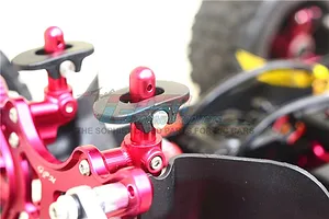 GPM Red ARRMA Outcast 6S Front &amp;amp; Rear Body Post Set 4Pcs image 3