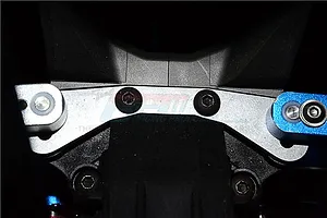 GPM Stainless Steel X-Maxx Front & Rear Upper Suspension Arm Pin Brace 2Pc image 40174