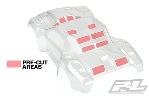 Pro-Line 1/10 Flo-Tek Fusion Pre-Cut Unpainted Body Shell image 40311