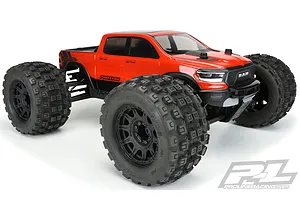 Pro-Line 1/8 2020 Ram Rebel 1500 Pre-Cut Unpainted Body Shell w/ Extended Body Mounts image 40316