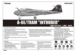 Trumpeter 1/32 A-6E/Tram Intruder Jet Scaled Plastic Model Kit image 40378