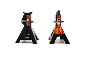 Yeah Racing Black 1/10 Height Adjustable Car Jack 2Pcs image 40431