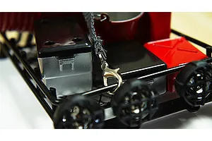 Yeah Racing Black 1/10 Nylon Cable Strap w/ Buckle & Spring Loaded Hook image 40449