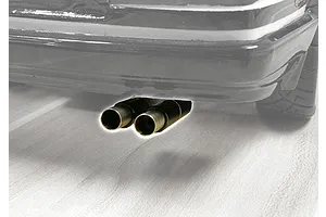 Yeah Racing 1/10 Stainless Steel Dual Tip Exhaust Pipe image 40455
