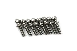 Yeah Racing 64 Titanium 4.75x10mm Pivot Balls 8Pcs