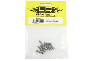 Yeah Racing 64 Titanium 4.75x10mm pivot balls in original retail packaging.