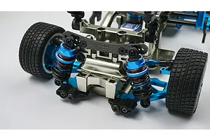 Yeah Racing 1/10 Blue Aluminium Go Big Bore On Road 55mm Shocks 4Pcs image 40513