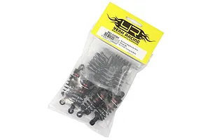Yeah Racing 1/10 Black Aluminium Go Big Bore On Road 55mm Shocks 4Pcs image 40517