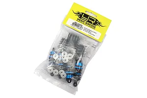 Yeah Racing 1/10 Blue Aluminium Go Big Bore On Road 50mm Shocks 4Pcs image 40520