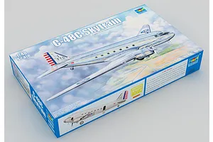 Trumpeter 1/48 C-48C Skytrain Transport Aircraft Scaled Plastic Model Kit image 40667
