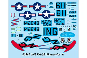 Trumpeter 1/48 KA-3B-2 Skywarrior Strategic Bomber Scaled Plastic Model Kit image 40680