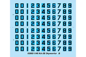 Trumpeter 1/48 KA-3B-2 Skywarrior Strategic Bomber Scaled Plastic Model Kit image 40681