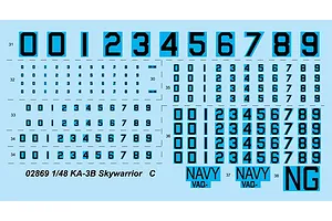 Trumpeter 1/48 KA-3B-2 Skywarrior Strategic Bomber Scaled Plastic Model Kit image 40682