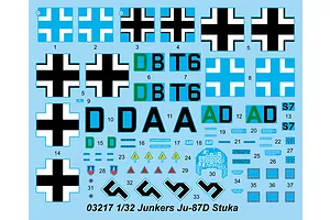 Trumpeter 1/32 Junkers Ju-87D Stuka Bomber Scaled Plastic Model Kit image 40699