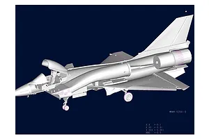Trumpeter 1/48 PLAAF J-10A Vigorous Dragon Fighter Jet Scaled Plastic Model Kit image 40718