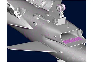 Trumpeter 1/48 PLAAF J-10A Vigorous Dragon Fighter Jet Scaled Plastic Model Kit image 40719