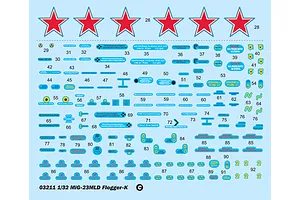 Trumpeter 1/32 MiG-23MLD Flogger-K Fighter Jet Scaled Plastic Model Kit image 40763