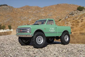 Axial SCX24 1967 Chevrolet C10 RC Rock Crawler Electric 4WD 1/24 Scale RTR - Green image 40839