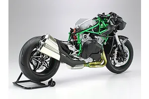 Tamiya 1/12 Kawasaki Ninja H2 Carbon Motorcycle Plastic Model Kit image 40961
