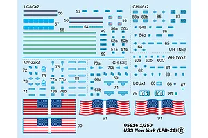 Trumpeter 1/350 USS New York LPD-21 Amphibious Transport Dock Plastic Model Kit image 41030