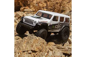Axial SCX24 2019 Jeep Wrangler JLU CRC RC Rock Crawler Electric 4WD 1/24 Scale RTR - White image 41099