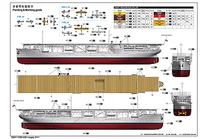 Trumpeter 1/350 USS Langley CV-1 Aircraft Carrier Plastic Model Kit image 41141