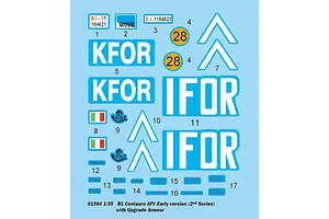 Trumpeter 1/35 B1 Centauro AFV (Early Version) 2nd Series Armoured Car w/ Upgrades Scaled Plastic Model Kit image 41159