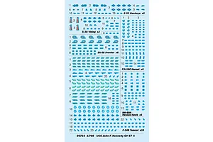 Trumpeter 1/700 USS John F. Kennedy CV-67 Aircraft Carrier Plastic Model Kit image 41193