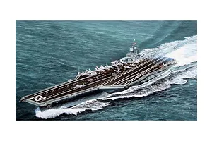 Trumpeter 1/700 USS Dwight D. Eisenhower CVN-69 1978 Aircraft Carrier Plastic Model Kit image 41201