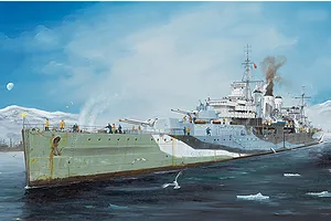 Trumpeter 1/350 HMS Kent Frigate Plastic Model Kit image 41218