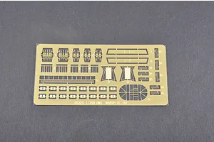 Trumpeter 1/350 HMS Warspite 1942 Battleship Plastic Model Kit image 41247