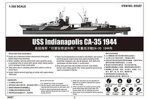 Trumpeter 1/350 USS Induanapolis CA-35 1944 Heavy Cruiser Plastic Model Kit image 41259