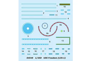 Trumpeter 1/350 USS Freedom LCS-1 Plastic Model Kit image 41319