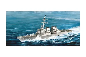 Trumpeter 1/350 USS Arleigh Burke DDG-51 Destroyer Plastic Model Kit image 41366