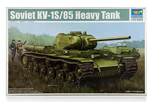 Trumpeter 1/35 Soviet KV-1S/85 Heavy Tank Scaled Plastic Model Kit image 41457