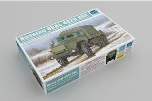 Trumpeter 1/35 Russian URAL-4320 CHZ Truck Scaled Plastic Model Kit image 41489