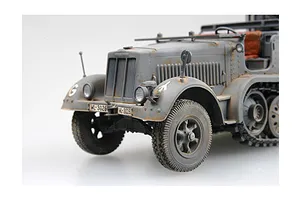 Trumpeter 1/35 German Half-Track w/ 20mm Flakvierling (Sd.Kfz7/1) & w/ Sd.Anhanger 51 Scaled Plastic Model Kit image 41525