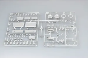 Trumpeter 1/35 German Half-Track w/ 20mm Flakvierling (Sd.Kfz7/1) & w/ Sd.Anhanger 51 Scaled Plastic Model Kit image 41537