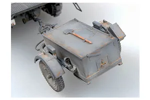 Trumpeter 1/35 German Half-Track w/ 20mm Flakvierling (Sd.Kfz7/1) & w/ Sd.Anhanger 51 Scaled Plastic Model Kit image 41541