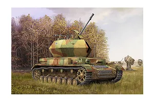 Trumpeter 1/35 German 43 Flakpanzer IV Ostwind Self-Propelled Anti-Aircraft Gun Scaled Plastic Model Kit image 41554